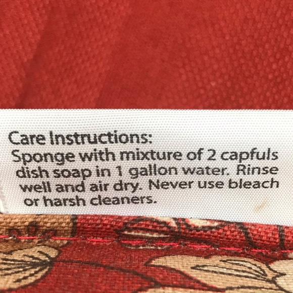 Patio Pillows Set of 2 Cinnamon Floral 14”x14” - Picture 4 of 4